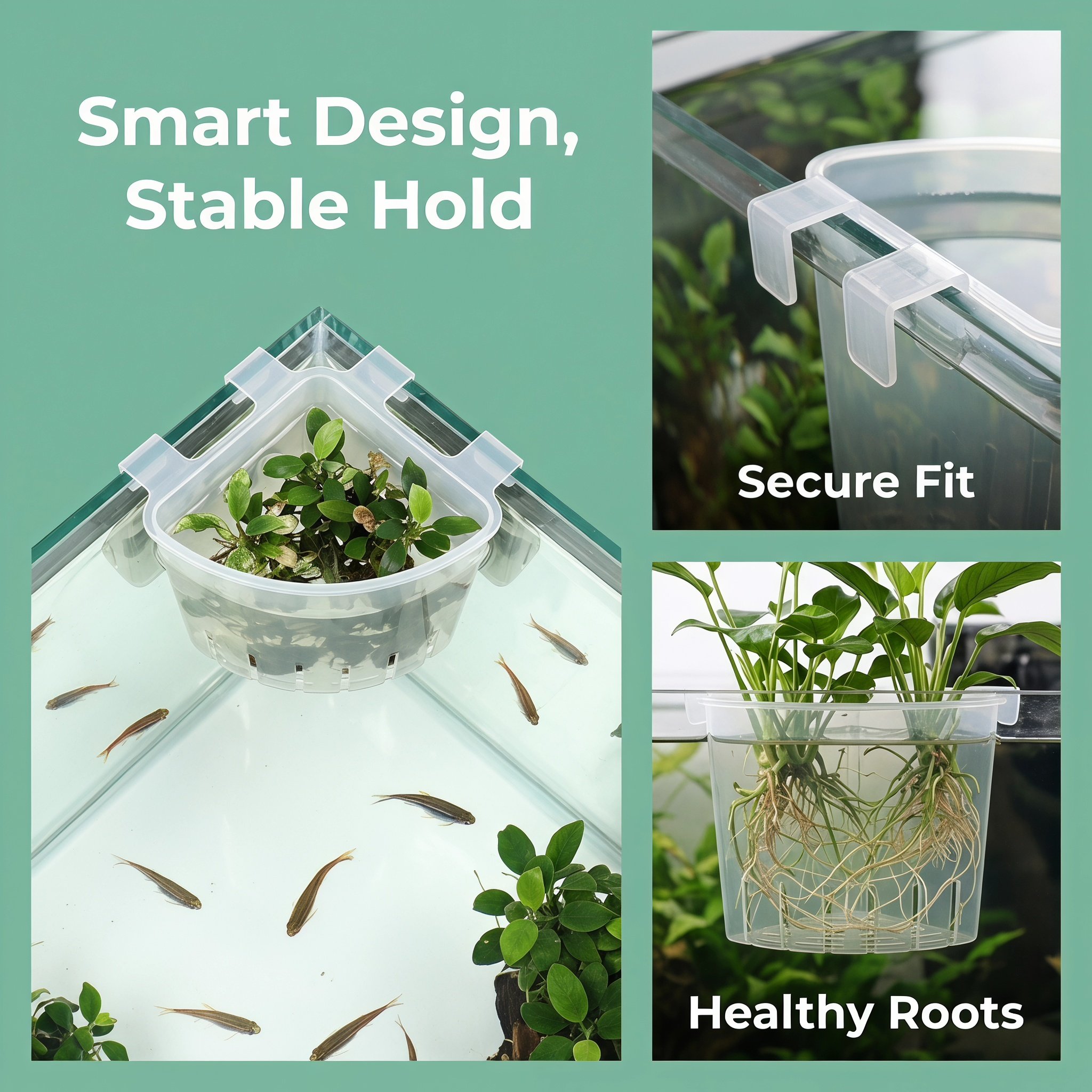 4 Adet Akvaryum Asılı Köşe Bit - Aquarium Plant Holder incelemesi ve fiyatı