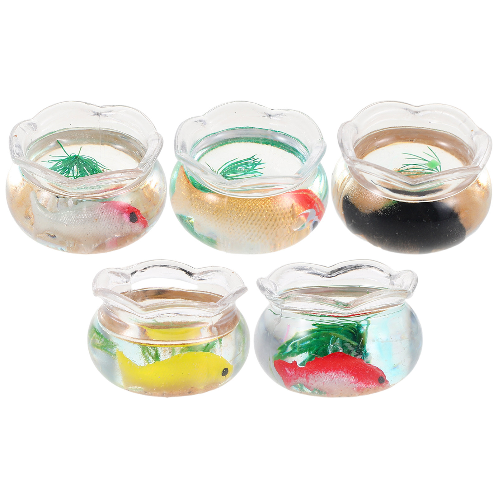 5 Adet Mini Balık Akvaryumu Kü - Aquarium Planted Fish Tank incelemesi ve fiyatı